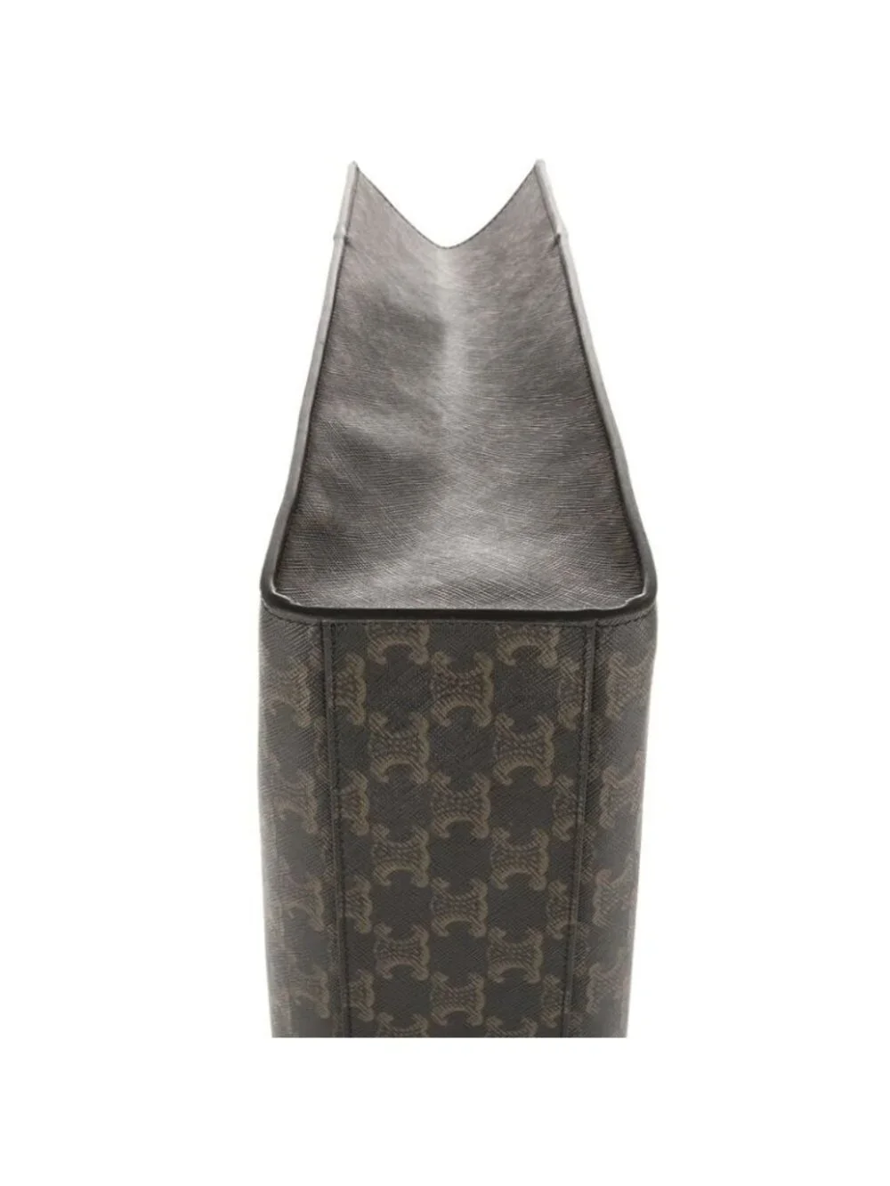 Celine Horizontal Cabas Black Triomphe Canvas - Picture 8 of 10